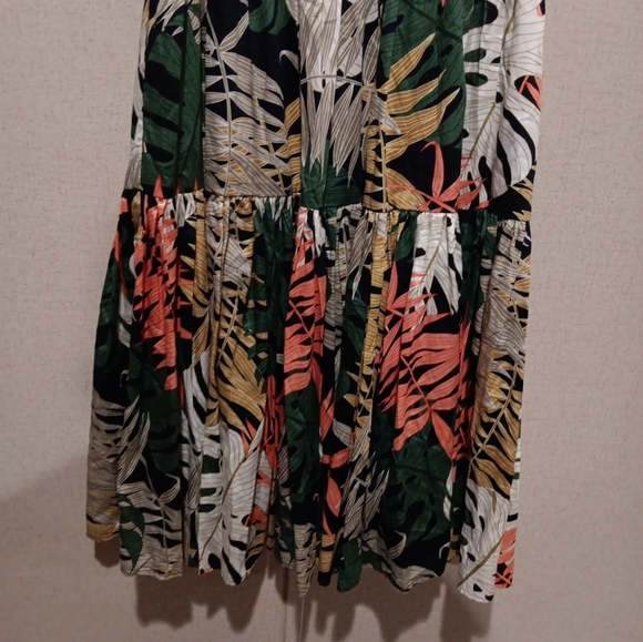 Anthropologie x Eri + Ali Sleeveless Foliage Shirtdress With Pockets Size Small - Picture 4 of 6